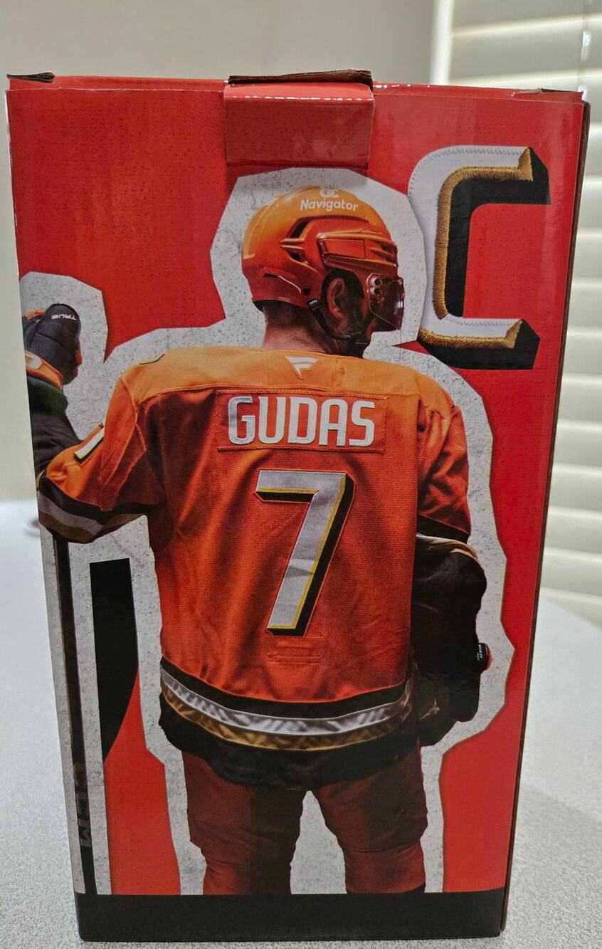 Anaheim Ducks Radko Gudas NHL SGA 2025 Bobblehead NIB